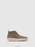 laarzen bruin vrouwen Asportuguesas taart met veterlaarzen 6JPTP161