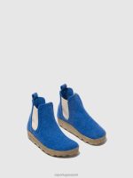 laarzen Indigo blauw vrouwen Asportuguesas chelsea enkellaars caia 6JPTP158 - Afbeelding 2