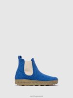 laarzen Indigo blauw vrouwen Asportuguesas chelsea enkellaars caia 6JPTP158