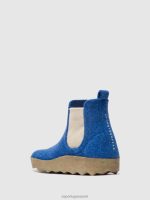 laarzen Indigo blauw vrouwen Asportuguesas chelsea enkellaars caia 6JPTP158 - Afbeelding 3