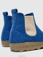 laarzen Indigo blauw vrouwen Asportuguesas chelsea enkellaars caia 6JPTP158 - Afbeelding 5