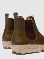 laarzen khaki vrouwen Asportuguesas chelsea enkellaars caia 6JPTP165 - Afbeelding 5