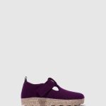 Mary Jane donkerpaars vrouwen Asportuguesas mary jane schoenen cate 6JPTP52