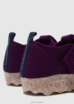 Mary Jane donkerpaars vrouwen Asportuguesas mary jane schoenen cate 6JPTP52 - Afbeelding 3