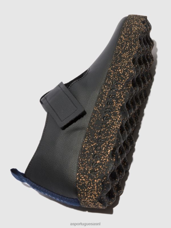 Mary Jane zwart veganistisch leer vrouwen Asportuguesas mary jane schoenen cate 6JPTP36 - Afbeelding 4