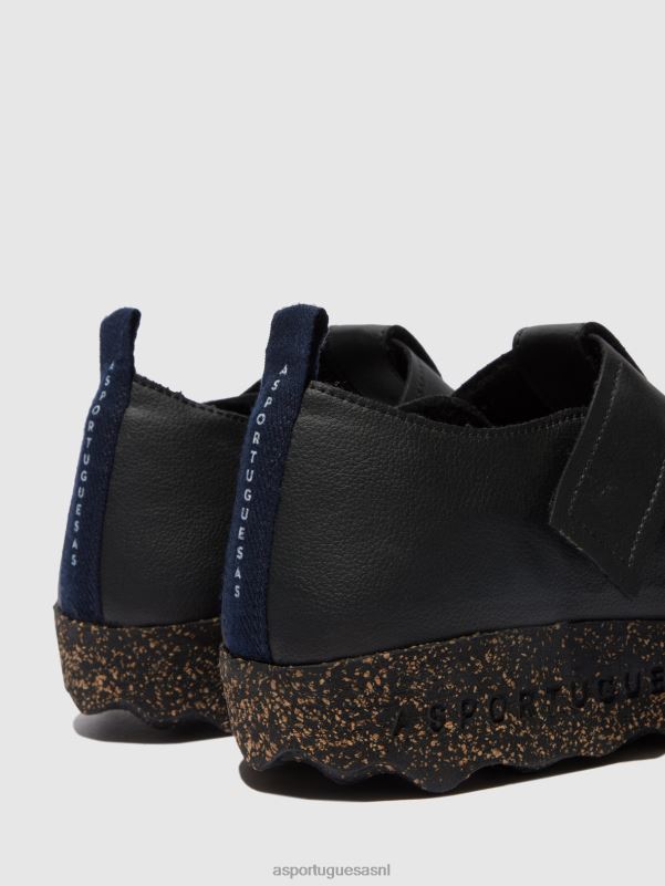 Mary Jane zwart veganistisch leer vrouwen Asportuguesas mary jane schoenen cate 6JPTP36 - Afbeelding 5