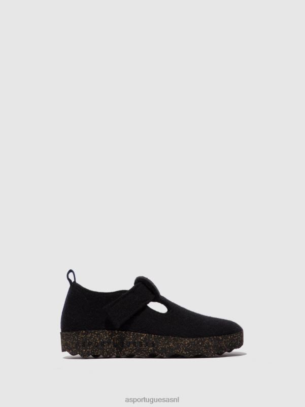 Mary Jane zwart vrouwen Asportuguesas mary jane schoenen cate 6JPTP67 - Afbeelding 1