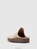 muilezels beige(suède) Heren Asportuguesas slip-on muilezels klei 6JPTP214 - Afbeelding 3