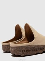 muilezels beige(suède) Heren Asportuguesas slip-on muilezels klei 6JPTP214 - Afbeelding 5