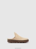 muilezels beige(suède) vrouwen Asportuguesas slip-on muilezels klei 6JPTP146