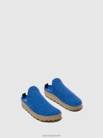 muilezels blauw vrouwen Asportuguesas slip-on muilezels komen 6JPTP145 - Afbeelding 2