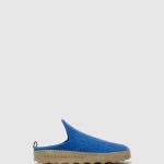 muilezels blauw vrouwen Asportuguesas slip-on muilezels komen 6JPTP145
