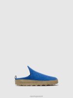 muilezels blauw vrouwen Asportuguesas slip-on muilezels komen 6JPTP145