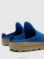 muilezels blauw vrouwen Asportuguesas slip-on muilezels komen 6JPTP145 - Afbeelding 5
