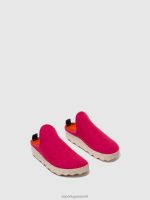 muilezels fuchsia vrouwen Asportuguesas slip-on muilezels komen 6JPTP140 - Afbeelding 2