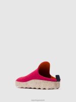 muilezels fuchsia vrouwen Asportuguesas slip-on muilezels komen 6JPTP140 - Afbeelding 3