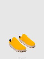 muilezels geel vrouwen Asportuguesas slip-on muilezels komen 6JPTP141 - Afbeelding 2