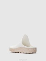 muilezels wit vrouwen Asportuguesas slip-on muilezels klei 6JPTP137 - Afbeelding 3