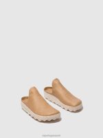 muilezels zand vrouwen Asportuguesas slip-on muilezels klei 6JPTP134 - Afbeelding 2