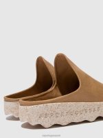 muilezels zand vrouwen Asportuguesas slip-on muilezels klei 6JPTP134 - Afbeelding 5