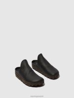 muilezels zwart Heren Asportuguesas slip-on muilezels klei 6JPTP213 - Afbeelding 2