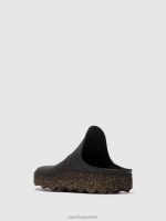 muilezels zwart Heren Asportuguesas slip-on muilezels klei 6JPTP213 - Afbeelding 3