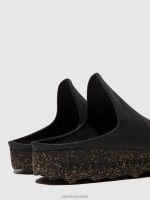 muilezels zwart Heren Asportuguesas slip-on muilezels klei 6JPTP213 - Afbeelding 5