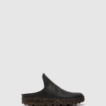 muilezels zwart vrouwen Asportuguesas slip-on muilezels klei 6JPTP138