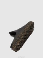 muilezels zwart vrouwen Asportuguesas slip-on muilezels klei 6JPTP138 - Afbeelding 4