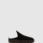 muilezels zwart vrouwen Asportuguesas slip-on muilezels komen 6JPTP130