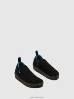 schoenen antraciet vrouwen Asportuguesas instapschoenen stad 6JPTP32 - Afbeelding 2