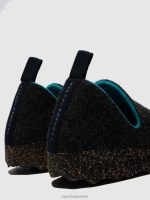 schoenen antraciet vrouwen Asportuguesas instapschoenen stad 6JPTP32 - Afbeelding 5