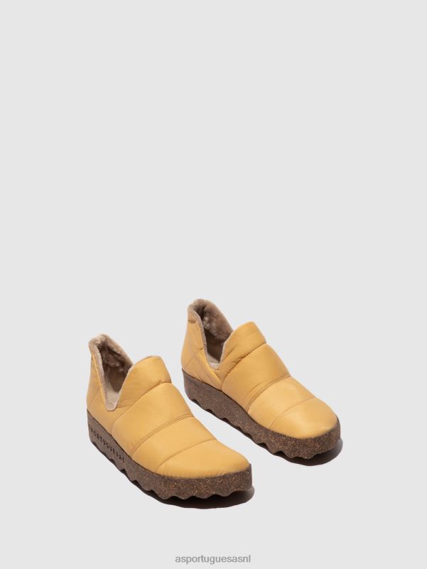 schoenen beige vrouwen Asportuguesas schoenen met ronde neus crus 6JPTP103 - Afbeelding 2