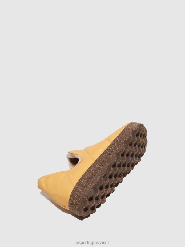 schoenen beige vrouwen Asportuguesas schoenen met ronde neus crus 6JPTP103 - Afbeelding 4