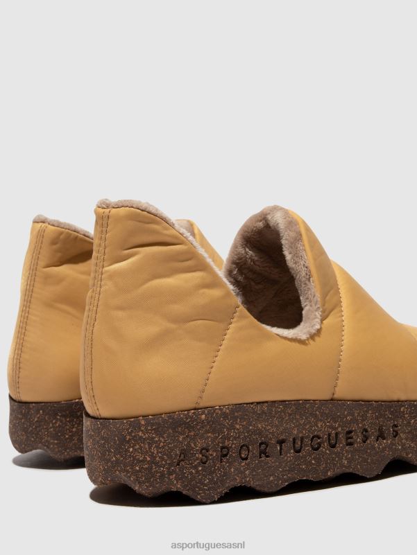 schoenen beige vrouwen Asportuguesas schoenen met ronde neus crus 6JPTP103 - Afbeelding 5