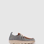 schoenen beton/bruin vrouwen Asportuguesas veterschoenen chatten 6JPTP114