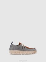 schoenen beton/bruin vrouwen Asportuguesas veterschoenen chatten 6JPTP114