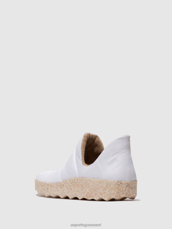 schoenen blanco vrouwen Asportuguesas schoenen met ronde neus crus 6JPTP115 - Afbeelding 3