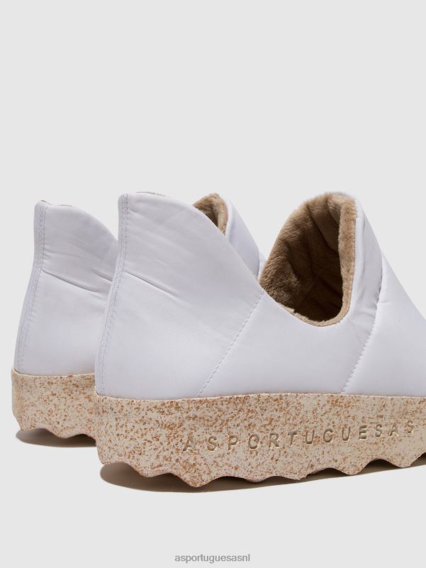 schoenen blanco vrouwen Asportuguesas schoenen met ronde neus crus 6JPTP115 - Afbeelding 5