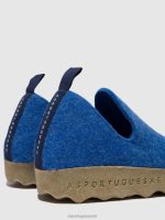 schoenen blauw vrouwen Asportuguesas schoenen met ronde neus stad 6JPTP101 - Afbeelding 5