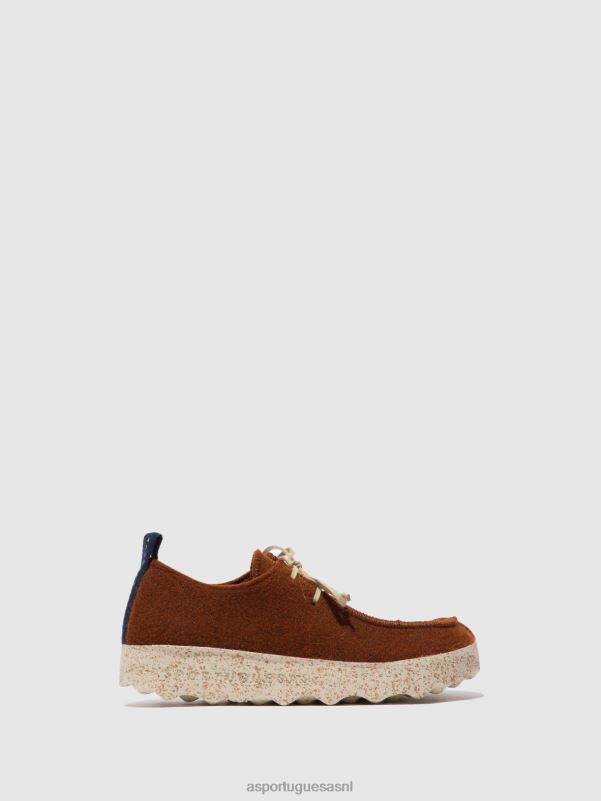 schoenen_bruin_vrouwen_asportuguesas_veterschoenen_chatten_6jptp105.jpg schoenen bruin vrouwen Asportuguesas veterschoenen chatten 6JPTP105 - Afbeelding 1