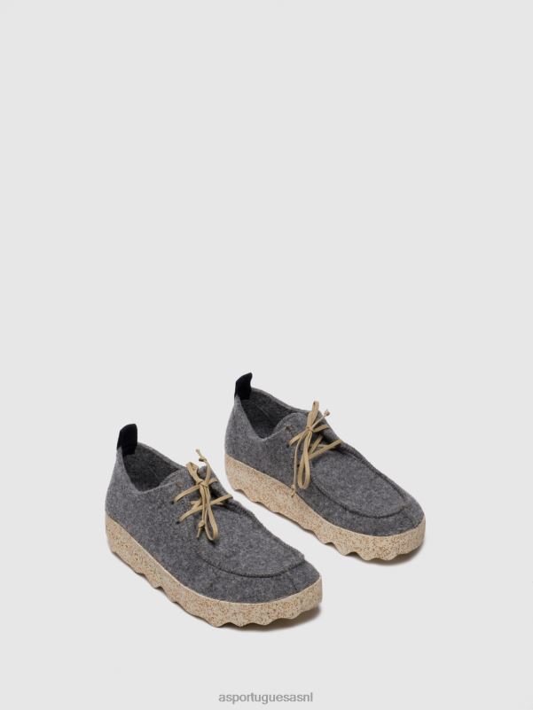schoenen concreet Heren Asportuguesas schoenen met ronde neus chatten 6JPTP195 - Afbeelding 2