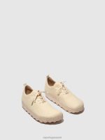 schoenen creme pinatex vrouwen Asportuguesas instapschoenen kamp 6JPTP90 - Afbeelding 2