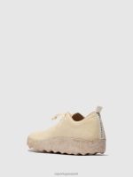 schoenen creme pinatex vrouwen Asportuguesas instapschoenen kamp 6JPTP90 - Afbeelding 3