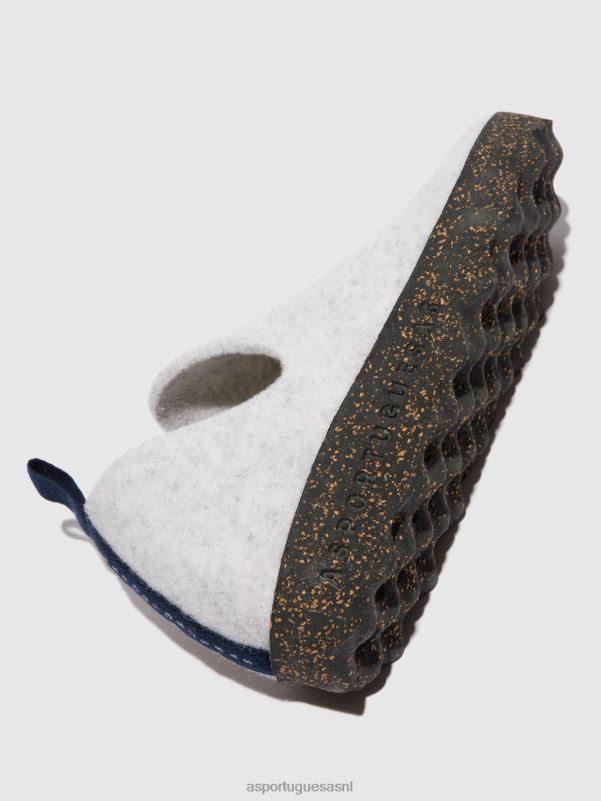 schoenen gebroken wit vrouwen Asportuguesas schoenen met ronde neus stad 6JPTP91 - Afbeelding 3