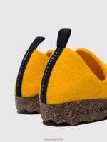 schoenen geel vrouwen Asportuguesas instapschoenen stad 6JPTP65 - Afbeelding 4