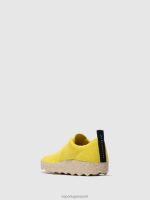 schoenen geel vrouwen Asportuguesas veterschoenen kamp 6JPTP110 - Afbeelding 2