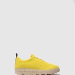schoenen geel vrouwen Asportuguesas veterschoenen kamp 6JPTP110