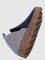 schoenen grijs blauw vrouwen Asportuguesas schoenen met ronde neus stad 6JPTP33 - Afbeelding 4