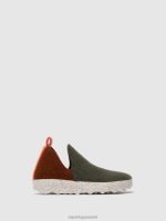schoenen grijs oranje vrouwen Asportuguesas schoenen met ronde neus stad 6JPTP79